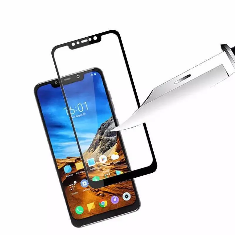 Закаленное стекло для Xiaomi Pocophone F1 чехол покемофон Защитное Xioami Xiomi Xaomi Redmi 4X Note 5 6 Pro
