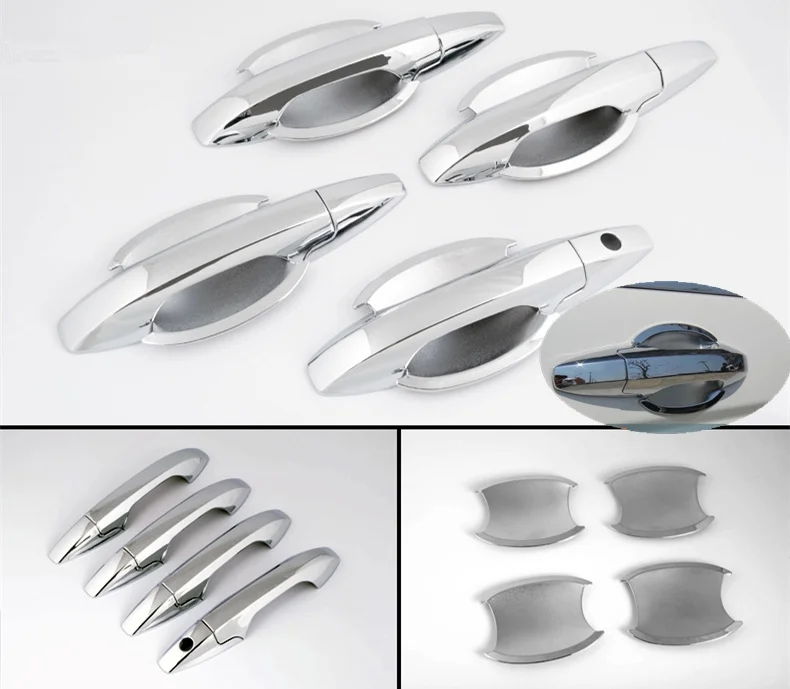 

For Honda CRV CR-V 2007 2008 2009 2010 2011 High Quality Car Door Handle Cover + Car Bowl Trim Free Shipping