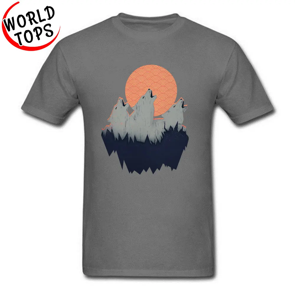 Howling Moon Custom ostern Day 100% Cotton Round Neck Men's Tops & Tees Cool Tee Shirts Slim Fit Short Sleeve T-shirts Howling Moon carbon