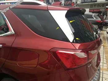 

Lapetus Rear Tail Window Stripe Molding Cover Trim 2 Pcs Accessories Exterior Fit For Chevrolet Equinox 2017 2018 2019 2020 ABS