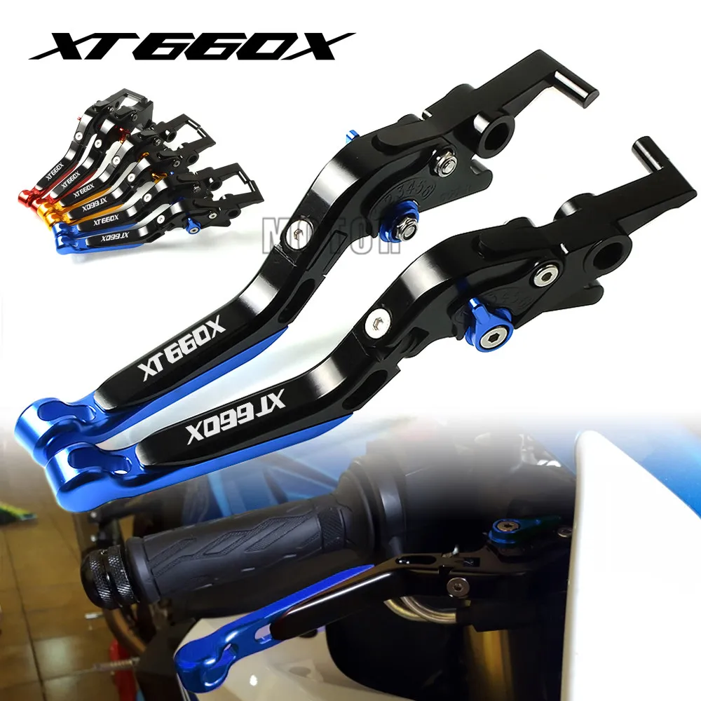 

Motorcycle CNC Aluminum Brake Clutch Levers Adjustable Folding For Yamaha XT660/XT660X/XT660R/XT660Z 2004-2017 XT 660X/660R/660Z