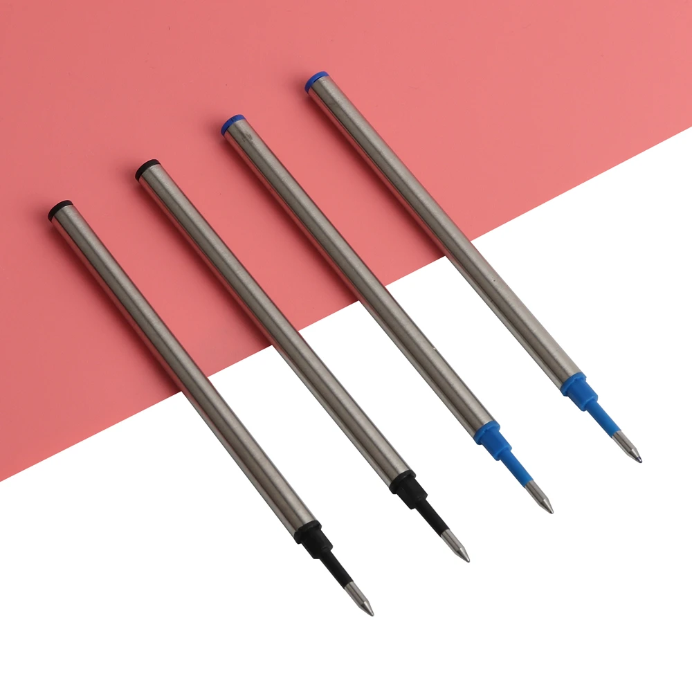 

8PCS Metal Material Refill 0.5mm Tip INTERNATIONAL STANDARD Length 11.1cm Diameter 6mm With Pen Protection Student Stationery