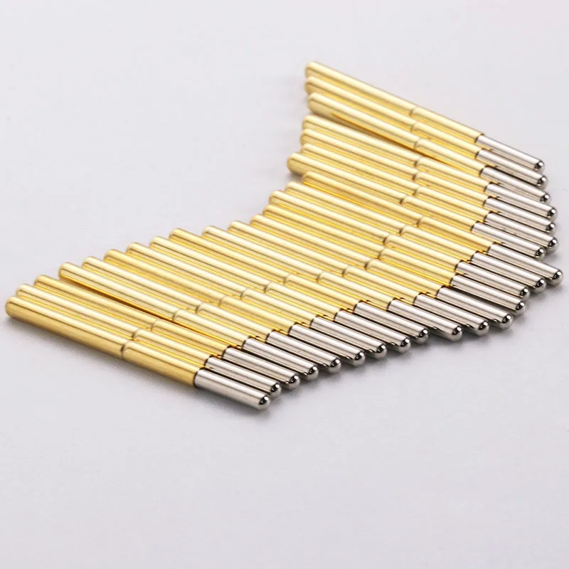 Conventional Electronic Test Probe 34mm P156-J Needle 100 Pcs/Pack Safety Spring Nickel Plated Electronic Probe Spring Probe