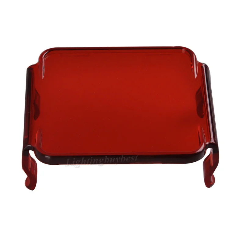 Protetor à Prova de Poeira Barra de Luz de Led Claro para 3x3 Âmbar Unidades Preto Vermelho Verde Azul Polegada 12w Quadrada 18w 24w 4 16 High Quality Automóveis e motos