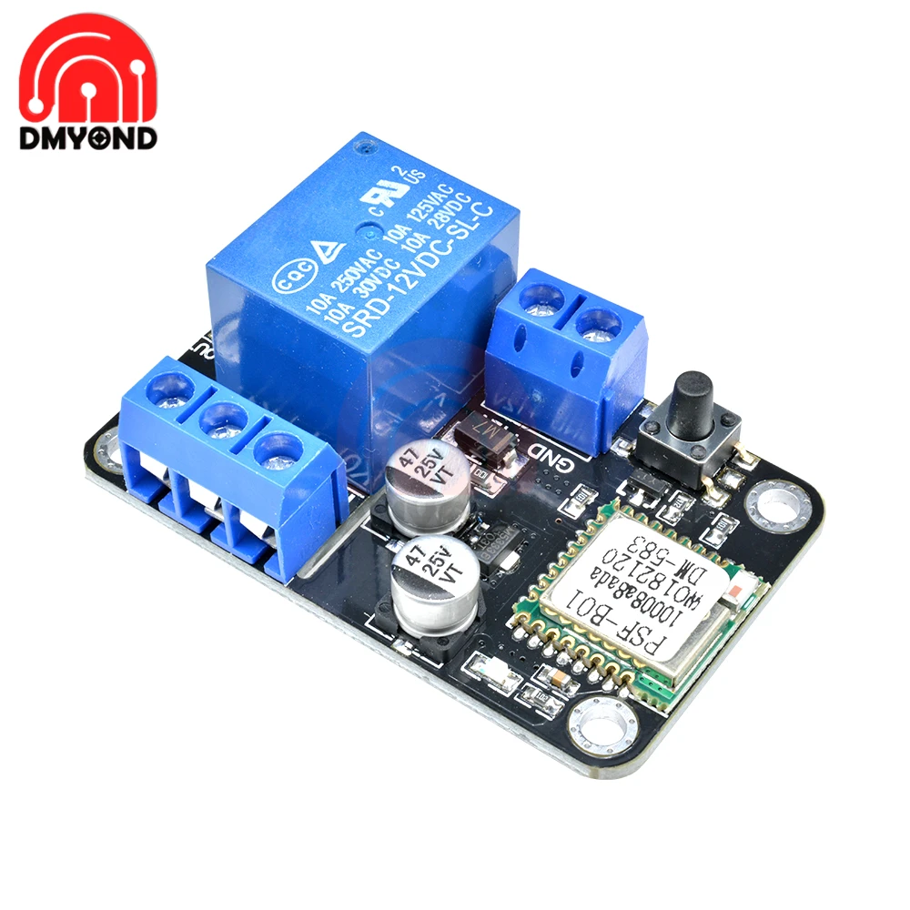 

ESP8265 WiFi Wireless Switch Cycle DC 12V Time Timer Delay Relay Module For IOS Smart Home For Android App Control Self-lock