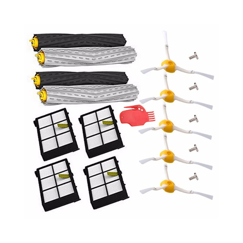

Debris Extractor brush + HEPA Filter + Side Brush Kit For iRobot Roomba Vacuum Cleaner Accessories