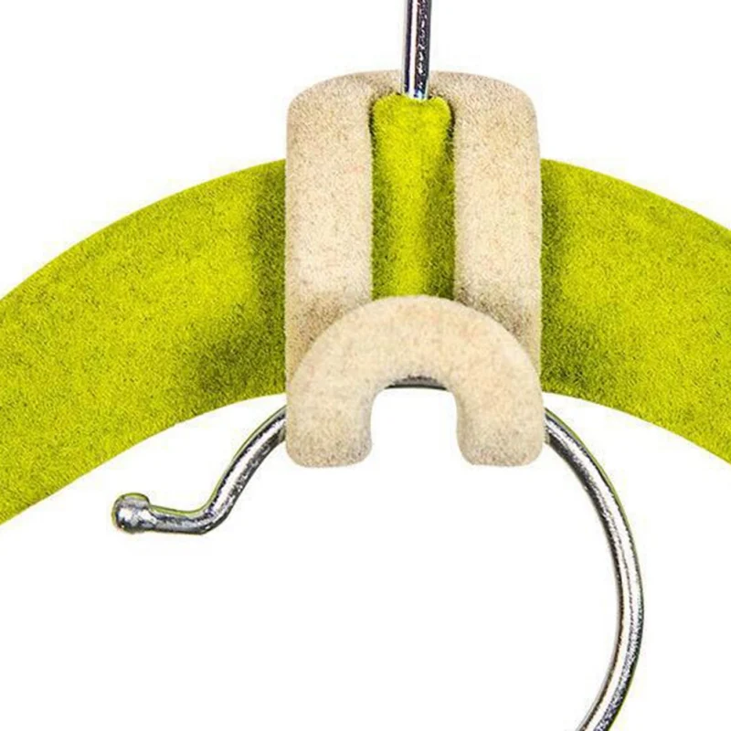 Mini Clothes Hanging Organizer Coat Hooks Flocking Hooks for Clothes Hanger Closet Organizer Travel