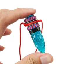 Takerlama anime cosplay princesa mononoke hime amuleto azul lobo presas colar pingente cosplay adereços qualidade superior