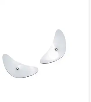 

20pcs Self-adhesive Thin face crescent shape electrode pads for Tens Unit EMS Face beauty massager machine