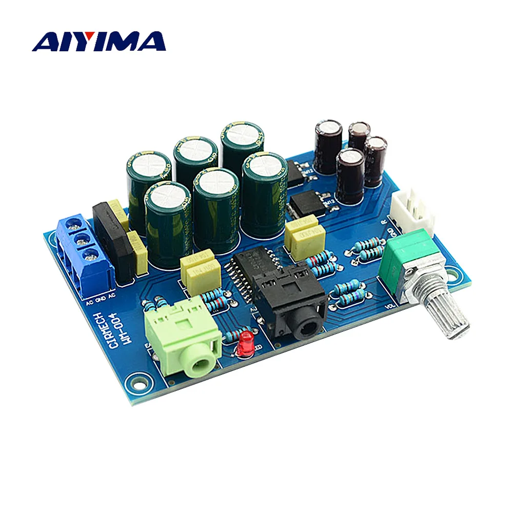 AIYIMA TPA6120 Headphone Amplifier Board Amplificador TPA6120 A2 Mini Double Channel Headphone Amplifier