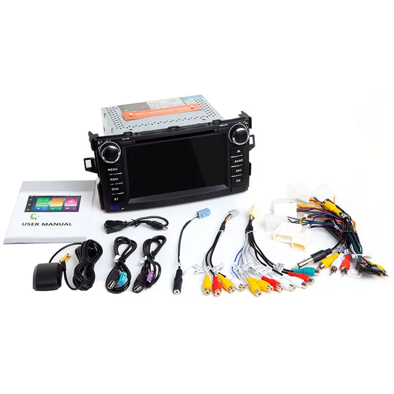 Sale Autoradio 2 Din Android 8.0 Car DVD Player For Toyota Auris Toyota Corolla Altis 2012 2013 GPS Navigation Multimedia Stereo Wifi 5