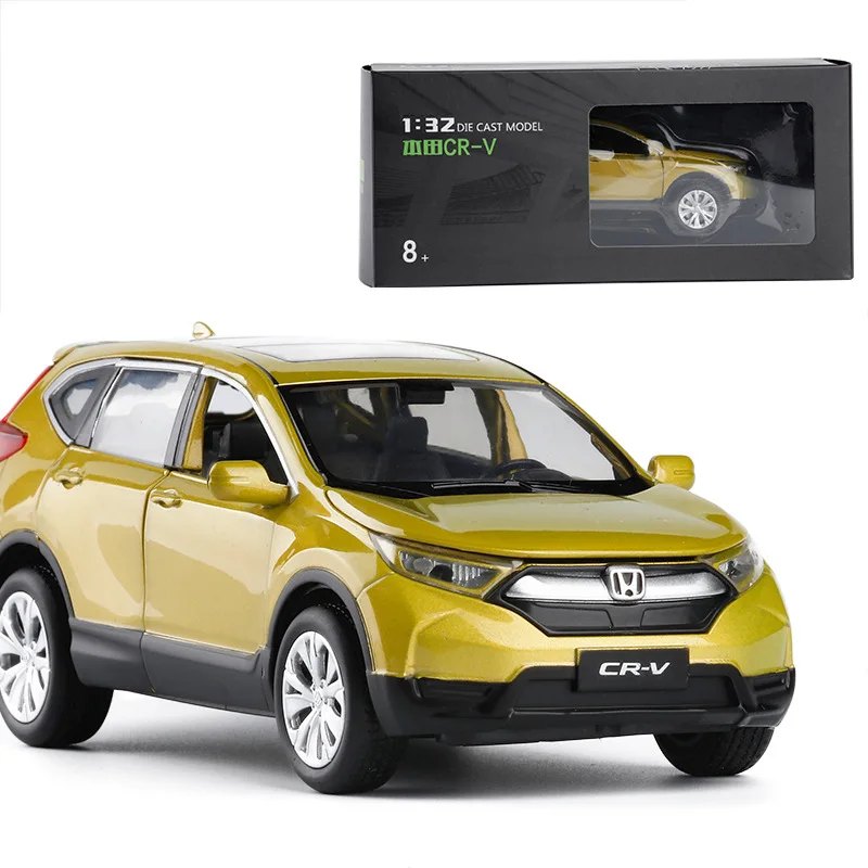 1:32 металлическая модель Honda CRV со звуком и светом автомобиля игрушечные литые
