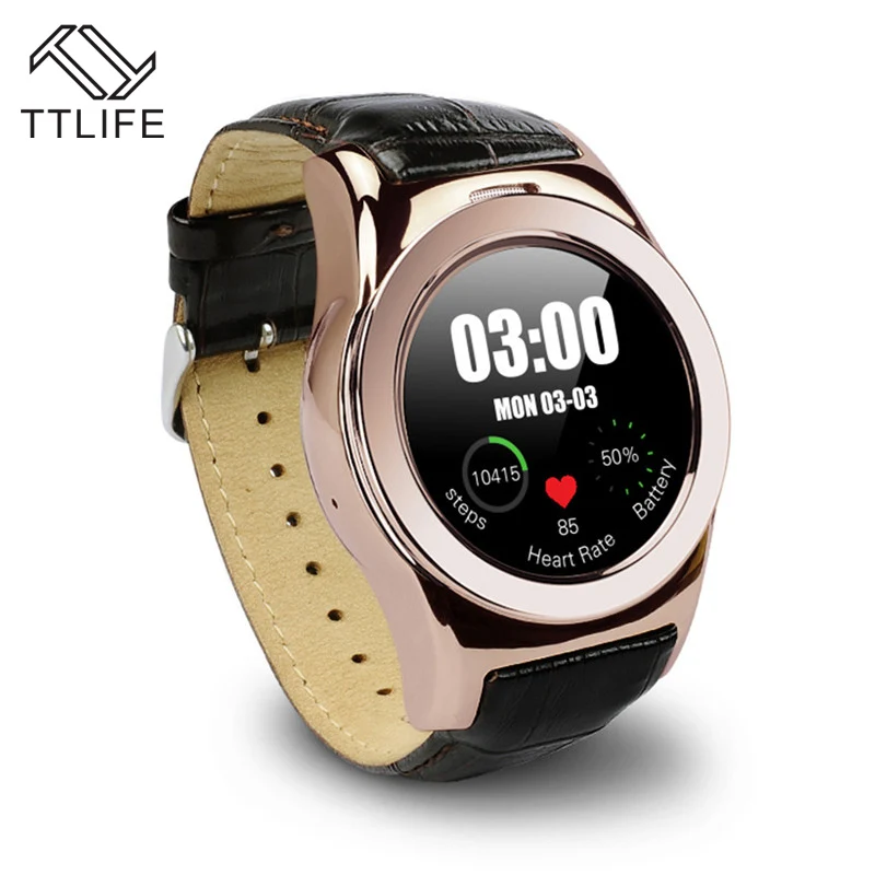 TTLIFE Brand Bluetooth Smart Watches LW01 font b Smartwatch b font Heart Rate Monitor Mp3 Mp4