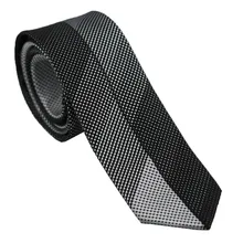 Галстуки Coachella Серебристые черные клетчатые полосатые панели дизайн шейный платок из микрофибры обтягивающий галстук 6 см