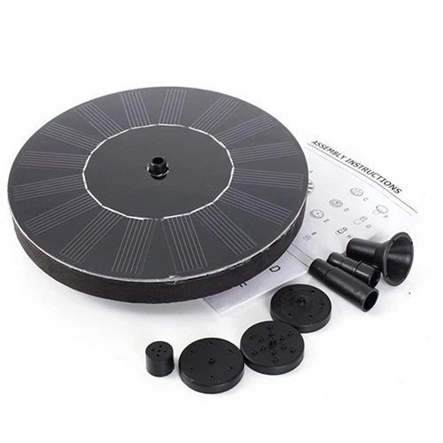 

Floating Water Pump Solar Panel Garden Plants Watering Power Fountain Pool Decor