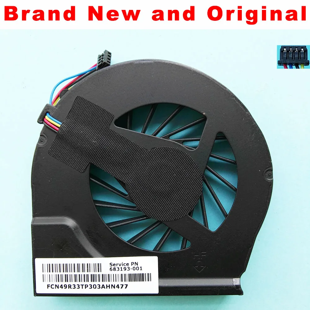 

CPU fan for HP G4-2000 G6 G6-2000 G7 G7-2000 G7-2240US G6-2278DX cpu cooling fan cooler 683193-001 DFS531205MC0T FB5S 685477-001