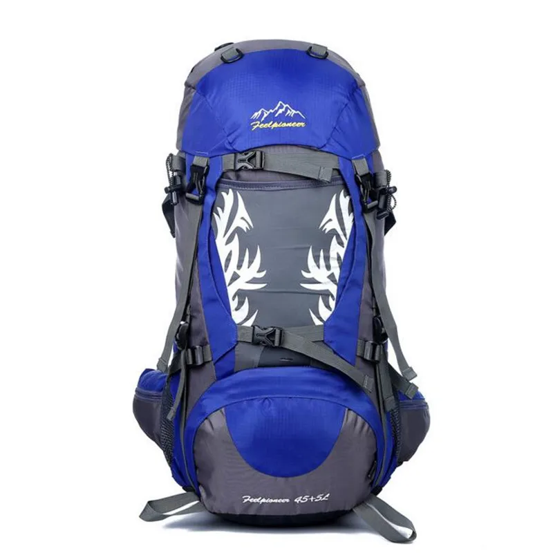

Brand Large Capacity 50L Camping Sport Bag Flame Outdoor Waterproof Bag Travel Mountaineering Rucksack Hiking Backpacks S317