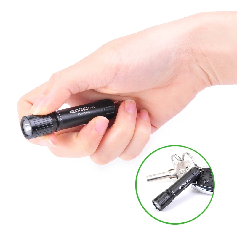 Koop NEXTORCH Mini Sleutelhanger Zaklamp 100 Lumen LED Compacte Zaklamp met AAA Batterij voor Camping Dagelijks Leven K11