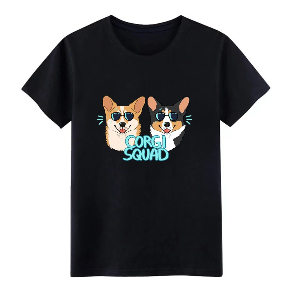 Tanie Corgi psy SQUAD t shirt wzory tee koszula plus rozmiar 3xl fajne śliczne śmieszne na co dzień wiosna jesień wzór koszula