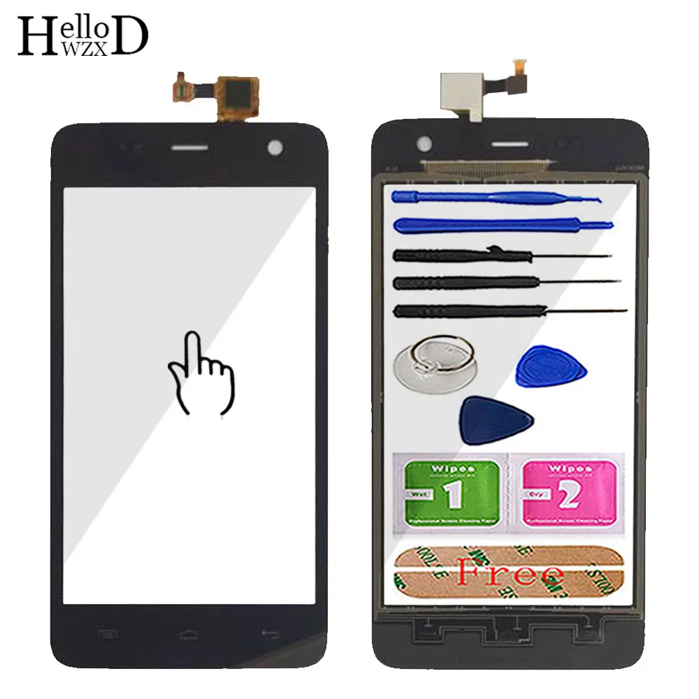 

Mobile Front Glass Touch Glass For Wiko Bloom Touch Screen Glass Digitizer Panel Flex Cable Lens Sensor Tools Adhesive