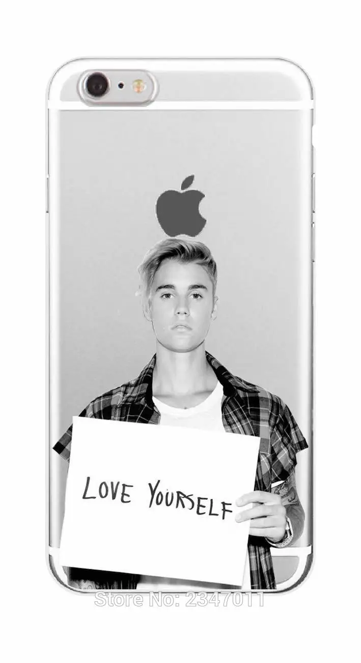 For iPhone 7 7Plus 6 6S 6Plus 8 8Plus X XS Max SAMSUNG GALAXY Fashion JUSTIN BIEBER Sorry Love Yourself Soft TPU Phone Case