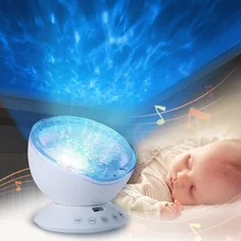 Jouets lumineux pour bébé, veilleuse, ciel étoilé, océan, lecteur de musique, projecteur lampe pour enfants, lampe LED, lumière de sommeil, idée cadeau