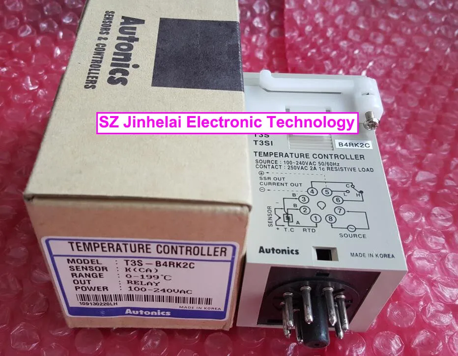 

T3S-B4RK2C Authentic original AUTONICS Temperature controller 100-240VAC