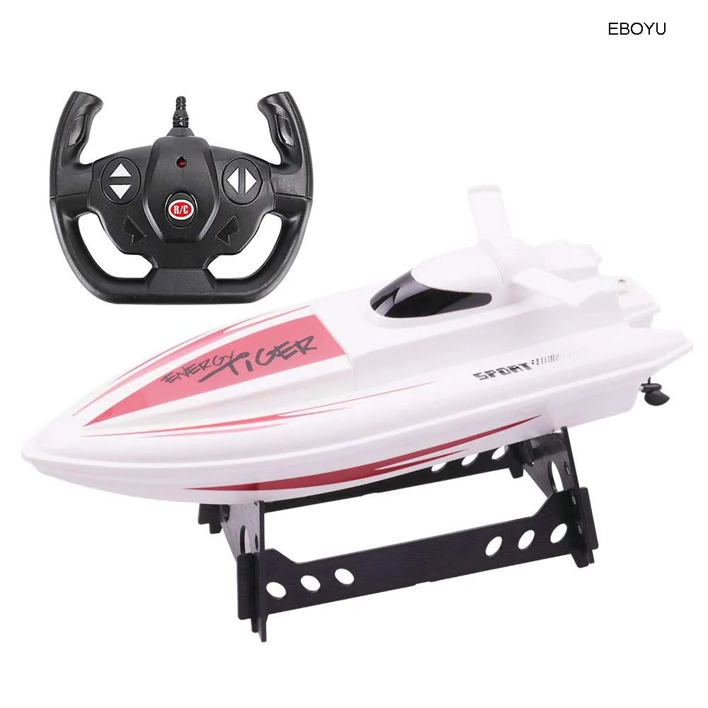 EBOYU 301 High Speed RC Boat Remote Control Race Boat 4 Channels for Pools, Lakes and Outdoor Adventure (Only Works In Water) EBOYU 301 High Speed RC Boat Remote Control Race Boat 4 Channels for Pools, Lakes and Outdoor Adventure (Only Works In Water)