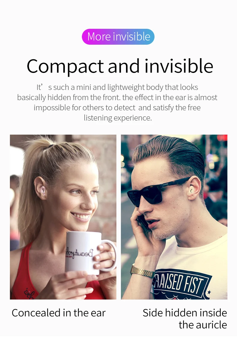 Mini Bluetooth Earphone Headset Wireless Sport IPX5 Waterproof Earbud Hands-free Fone De Ouvido Sweatproof For Car Driving Phone