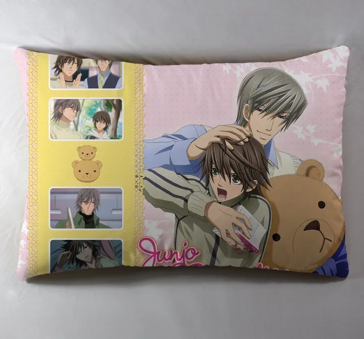 Аниме Манга junjou romantica 40*60 см наволочка для подушки сиденья постельные принадлежности Подушка 001 аккумулятор большой емкости - Цвет: Розовый