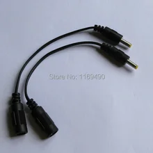 10 шт./1 упаковка прямой DC 5,5X2,1 мм Женский 4,0x1,7 мм вилка электропитания разъем шнур-удлинитель 12 см