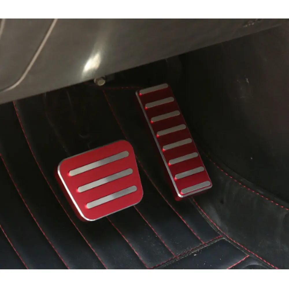 Car Gas Fuel Foot Brake Pedal Cover Automatic Transmission For Jeep