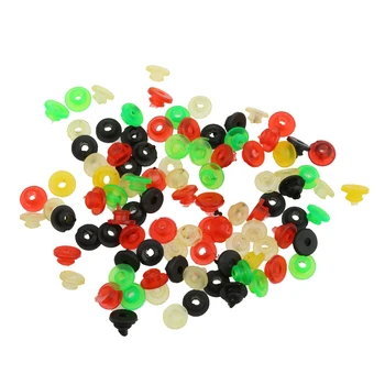 

100Pcs Rubber Grommets Nipples for Tattoo Machine Needles Body Art