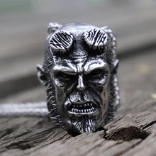 Mens Heavy Hellboy Devil 316L Stainless Steel Pendant Necklace Punk Rock Biker Jewelry цена Mens Heavy Hellboy Devil 316L Stainless Steel Pendant Necklace Punk Rock Biker Jewelry цены онлайн