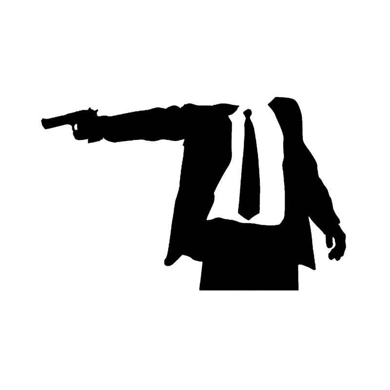 

Cool Killers Don'T Cause Me To Have A Gun Art Painting Car Stickers Rear Window Vinyl Decor Decals Car Sticker