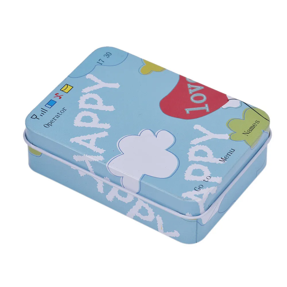 

11 Styles Lovely Tin Box Sealed Jar Packing Boxes Candy Box Small Case Storage Organizer Cans Coin Earring Bead Gift Box#25