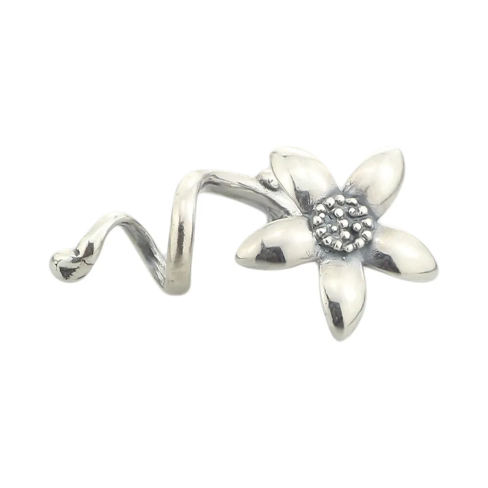 

925 Sterling Silver Troll Anemone Pendant Charms NOT Original Fit European Troll Bracelet & Necklace Jewelry Without Bead