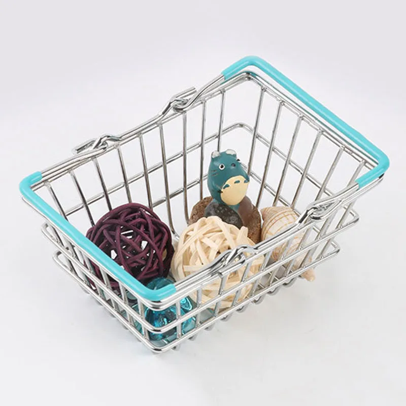 Portable Mini Supermarket Shopping Basket Shopping Basket Home Debris Storage Basket Portable Mini Supermarket Shopping Basket Shopping Basket Home Debris Storage Basket
