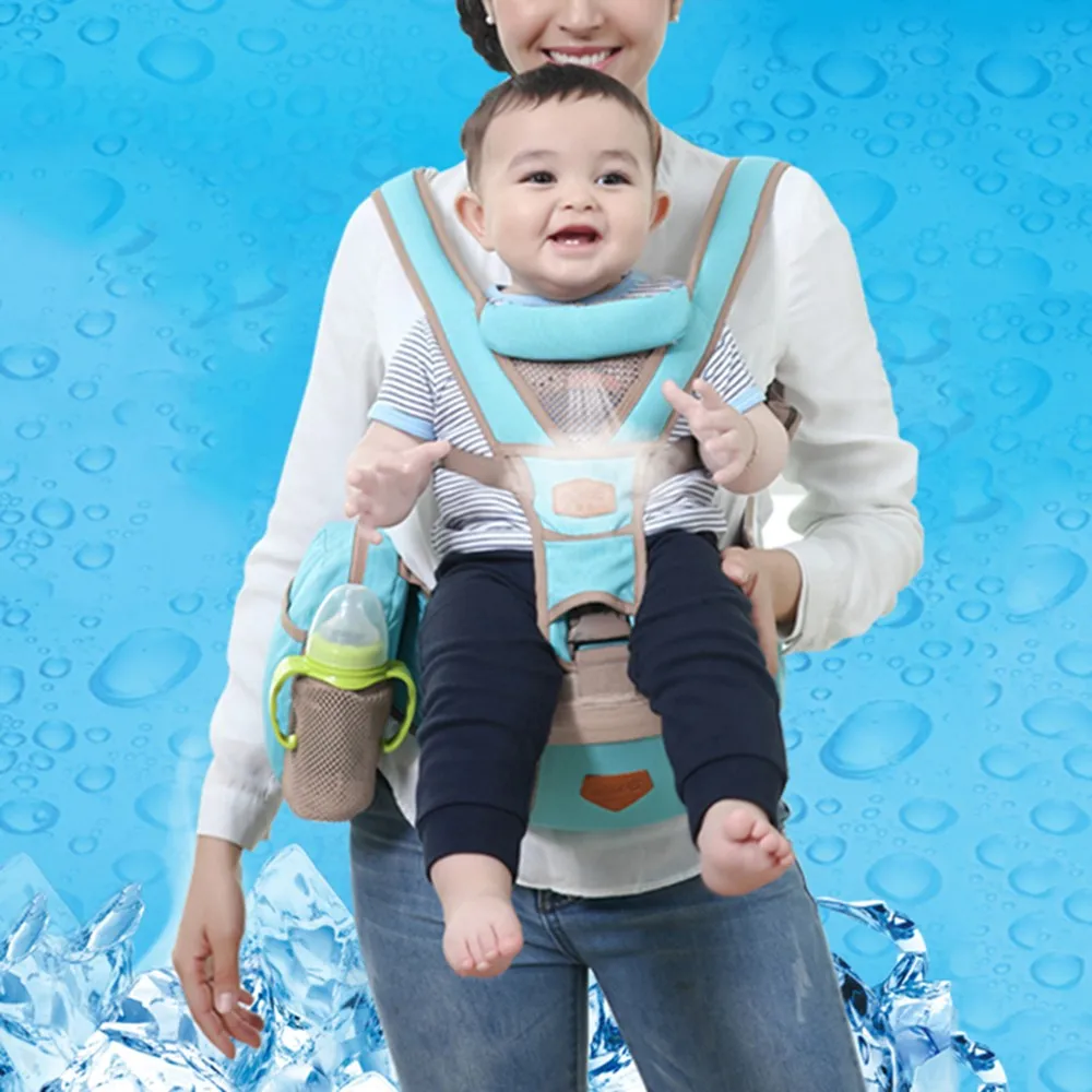 Mambo Baby Carrier накидка Хипсит Передняя переноска Хипсит детский слинг для новорожденных на бедрах одноцветная дышащая детская накидка