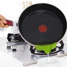 Креативная противоразливная кухонная вытяжка гаджет силиконовый Слип-он жёлоб для бетонной смеси на один бесплатно для кастрюль сковородок и кухонные чаши инструменты