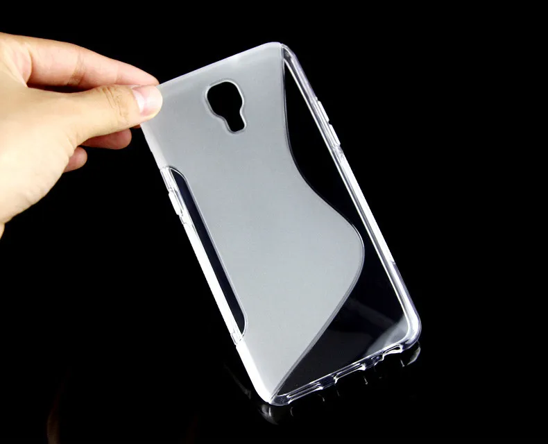 100 шт./lot. S Линии Кожи Гель мягкий Чехол TPU для LG X экран K500N 5 &quot бесплатная доставка