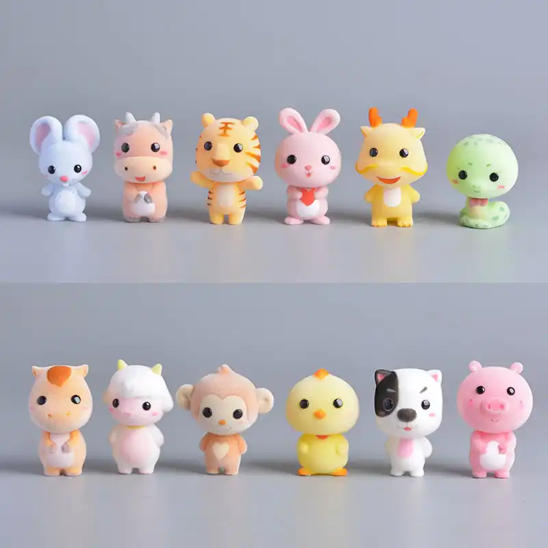 Koteta Kawaii PVC Flocking Doll Furry 