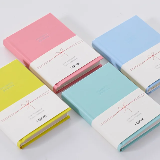 creative a6 portable gratitude journal hardcover notebook cute