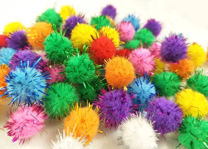 glitter poms 7