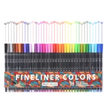 0,4 мм Fineliner маркер ручка на водной основе Ассорти чернил художественный эскиз маркеры Рисование граффити крюк волокно художественные принадлежности