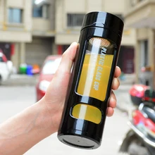 Пластик Стекло бутылка для воды двойной Творческий Удобный автомобильный поощрительный подарок поддавки настройки Office дом окружающей среды