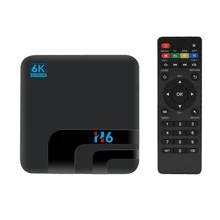 H6 Smart tv Box Android 9,0 Allwinner H6 UHD 4K медиаплеер 6K HDR 16 ГБ 32 ГБ 2,4 г WiFi 100 м LAN USB3.0 H.265 VP9