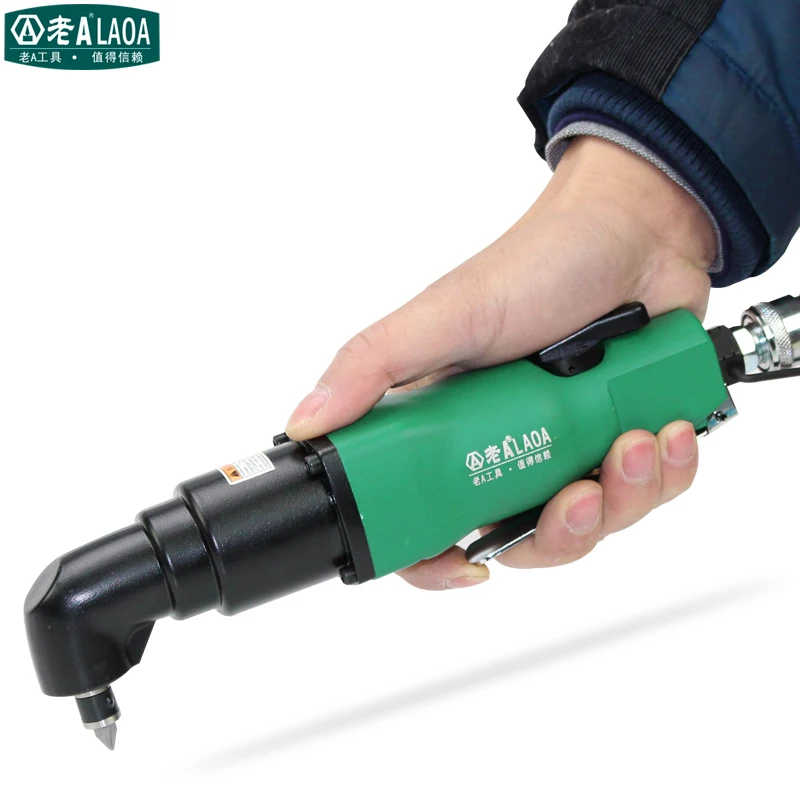 LAOA Professional 5.5HL/8HL Pneumatic Screwdriver 90 Degree Curved
