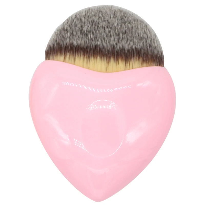 Профессиональная Кисть для макияжа в форме русалки, 1 шт., Кисть для макияжа в форме рыбы, косметические инструменты для макияжа, кисть для пудры, кисти для лица - Handle Color: Pink
