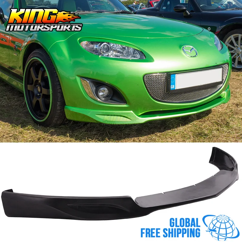 

Fits 09-12 Mazda Miata MX-5 OE Style Front Bumper Lip Chin Spoiler Global Free Shipping Worldwide